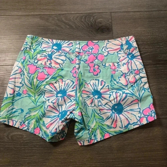 Lilly Pulitzer The Callahan Short Splish Splash Blue Size 2 - Picture 2 of 12